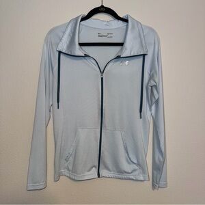 Under Armour Light Blue Zip-Up Jacket